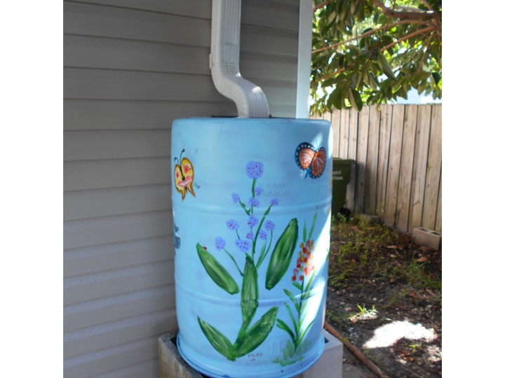 Rain Barrels in Florida capture water