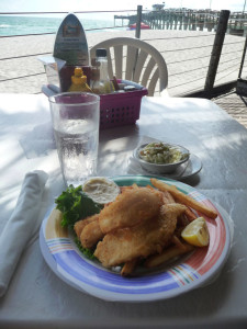 fish and chips at Shasky's in Venice