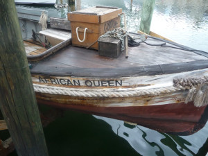 African Queen is docked in Key Largo