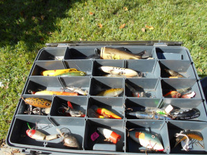 Wauchula - old fishing lures at Main Street Market