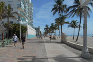 Hollywood, Florida boardwalk