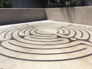 St. Augustine alumni house labyrinth