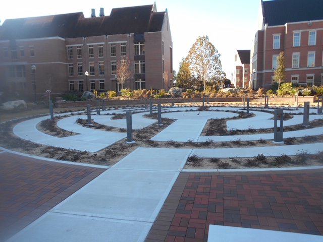 FSU labyrinth on campus - walking labyrinths in Tallahassee