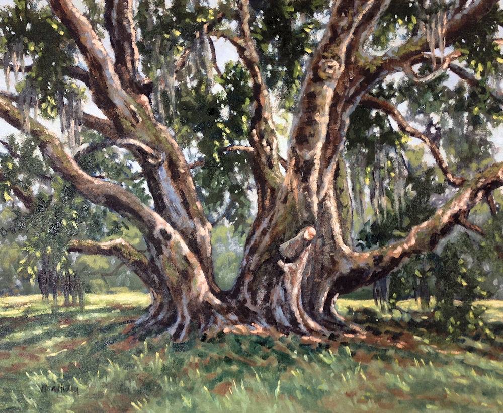 One of Linda Blondheim's tree paintings