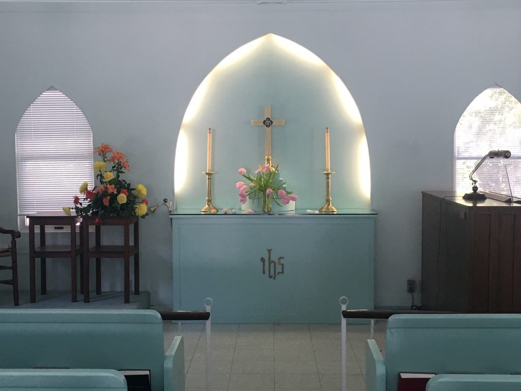 Sanibel and Captiva islands - inside the Captiva Chapel by the Sea. Photo by Lucy Tobias