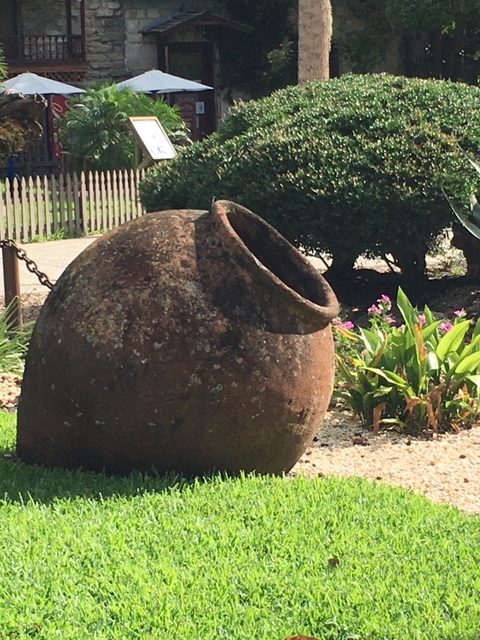 St. Augustine has the Fountain of Youth with historic clay jars that the Spanish used to collect water
