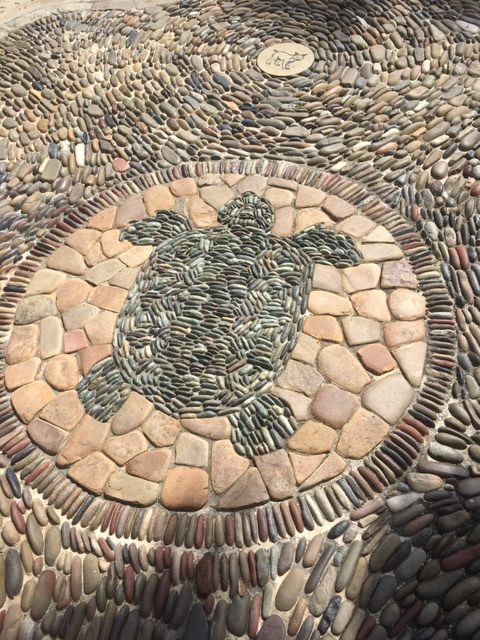 Bok Tower Gardens. Photo of turtle mosaic by Lucy Tobias