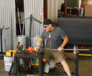Downtown St. Petersburg - glass blowing