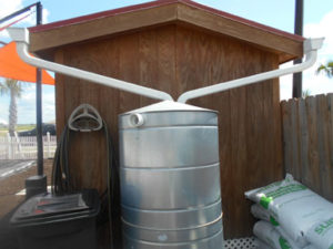 Babcock ranch rain barrel