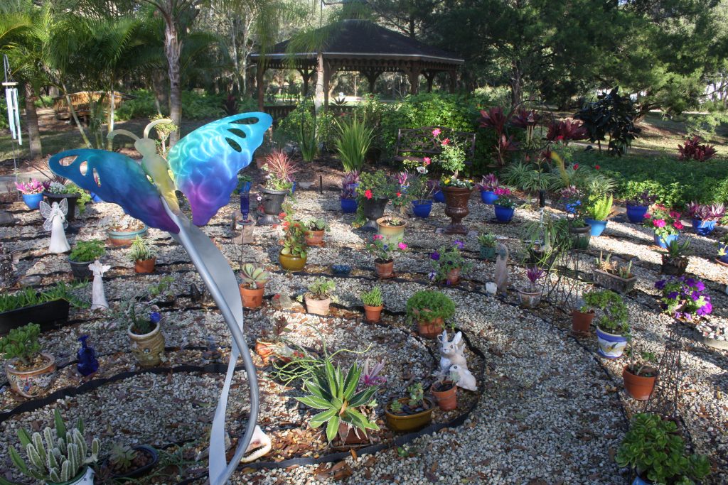 looking for labyrinths at Unity of Venice, Florida
